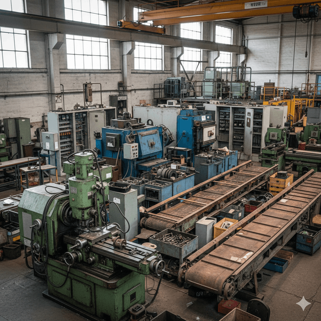 Maschinen Halle gebraucht Wie gebrauchte Maschinen und Anlagen einen wichtigen Beitrag zu nachhaltiger Produktion leisten können