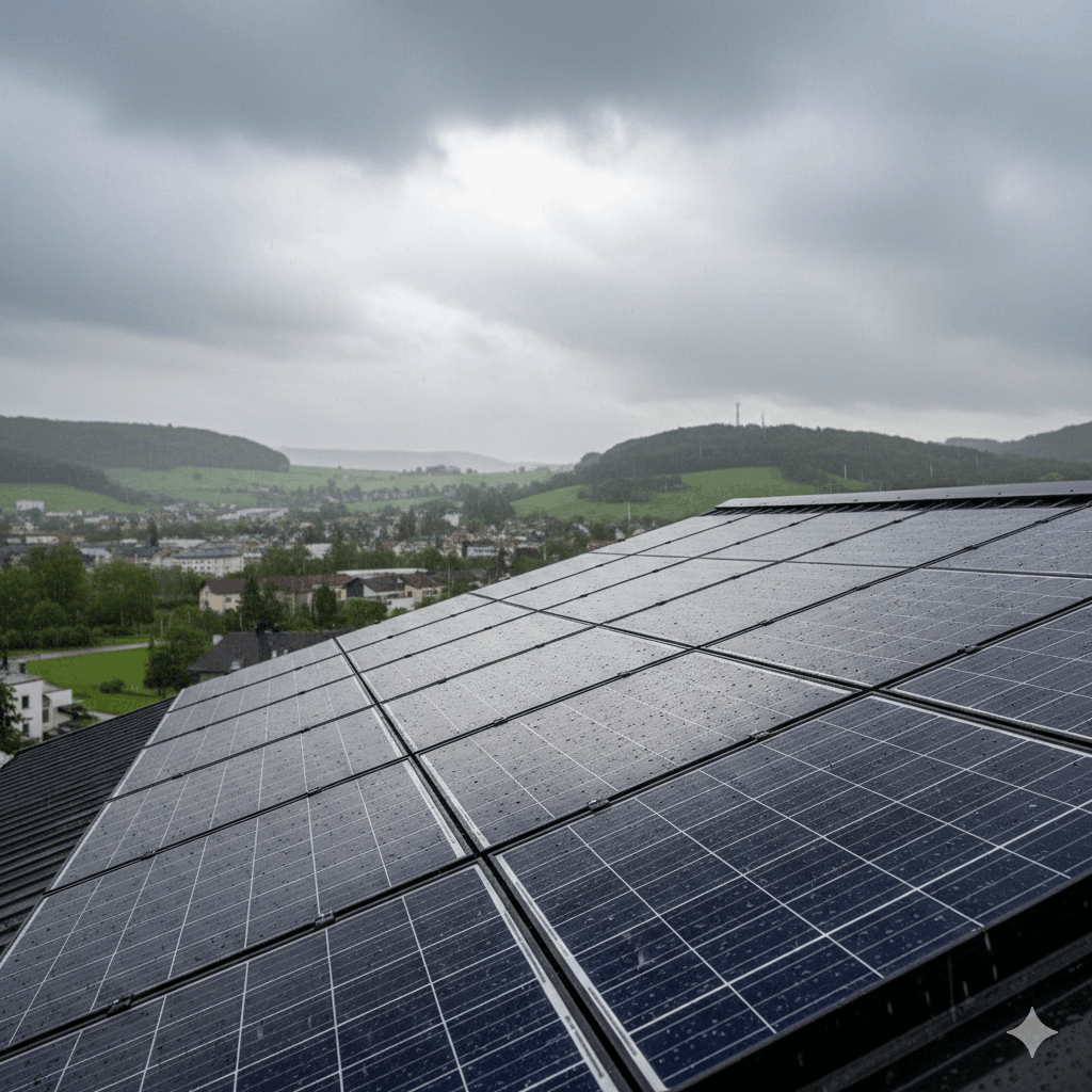 Solarpanel schlechtes Wetter Beste Solarpanels bei Bewölkung – Tipps für diffuse Lichtverhältnisse