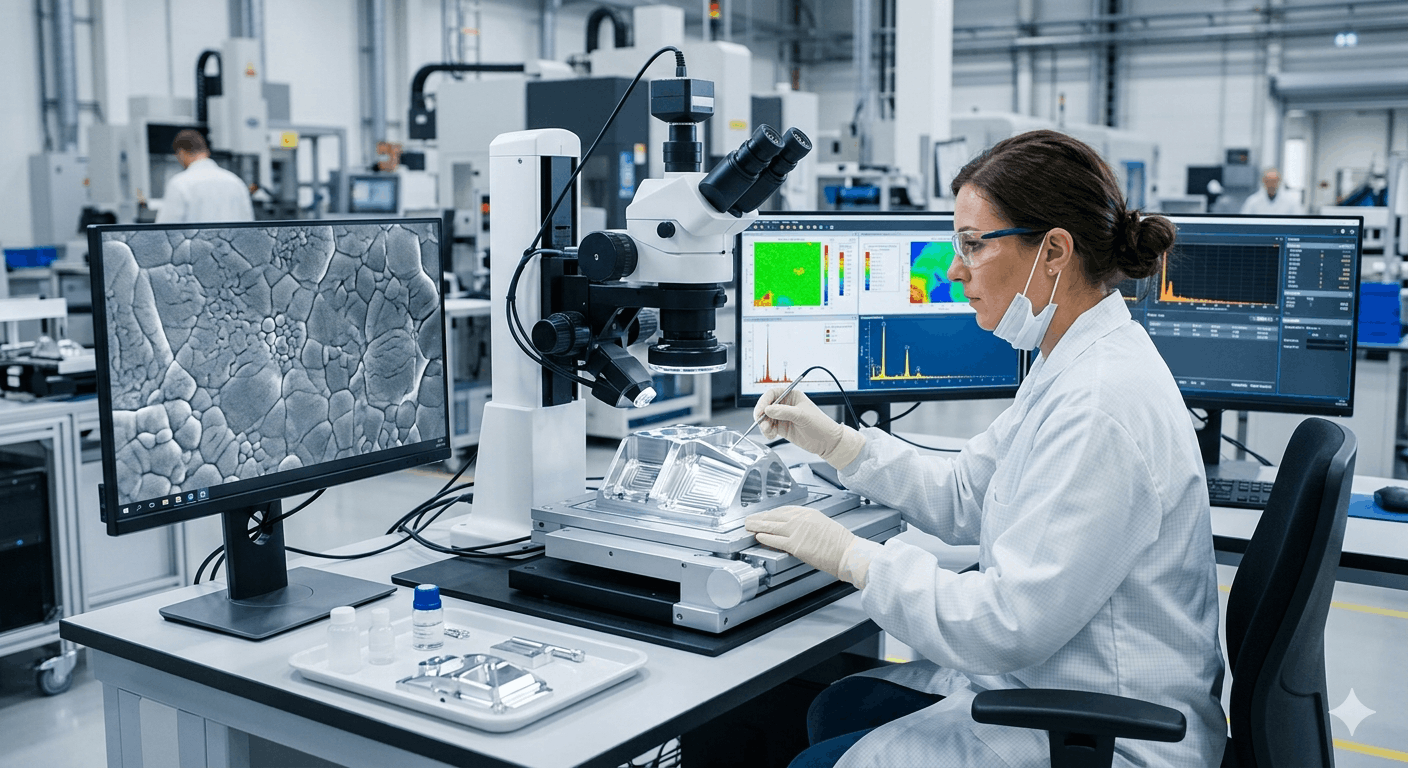 Oberflächenanalytik in der industriellen Fertigung Materialreinheit 2026 sicherstellen